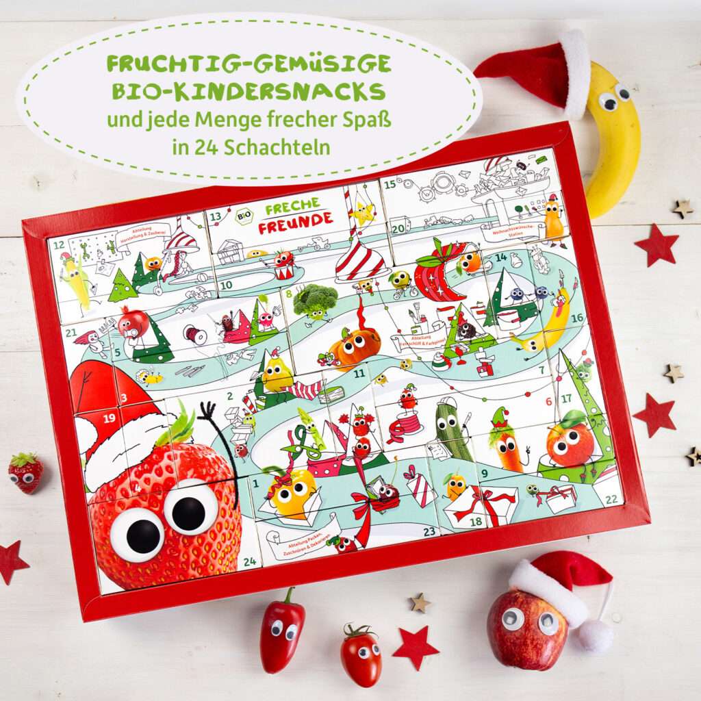 Freche Freunde Adventskalender 2024 Weihnachtskalender für Kinder