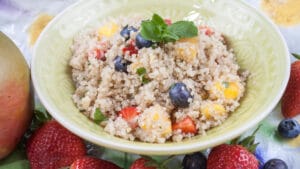 Freche Freunde Quinoa Obstsalat