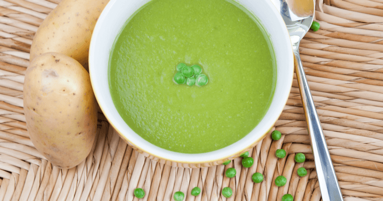 Schnelle Erbsen Kartoffel-Suppe - Freche Freunde Rezept