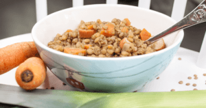 Laras Linseneintopf -Suppen für Kinder