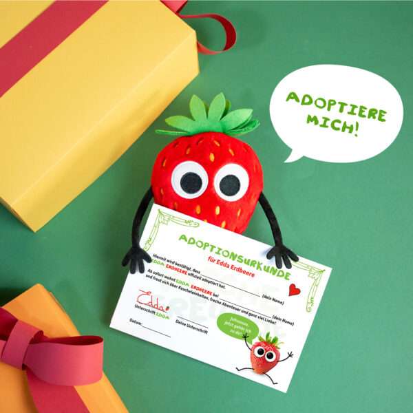FF-Edda-Erdbeere-Kuscheltier_Adoptionsurkunde