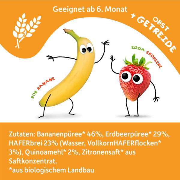 Quetschie_Banane-Erdbeere-Hafer-Quinoa-zutaten