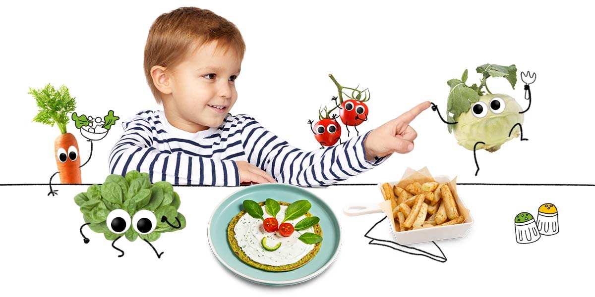 Wie Kinder mehr Gemüse essen