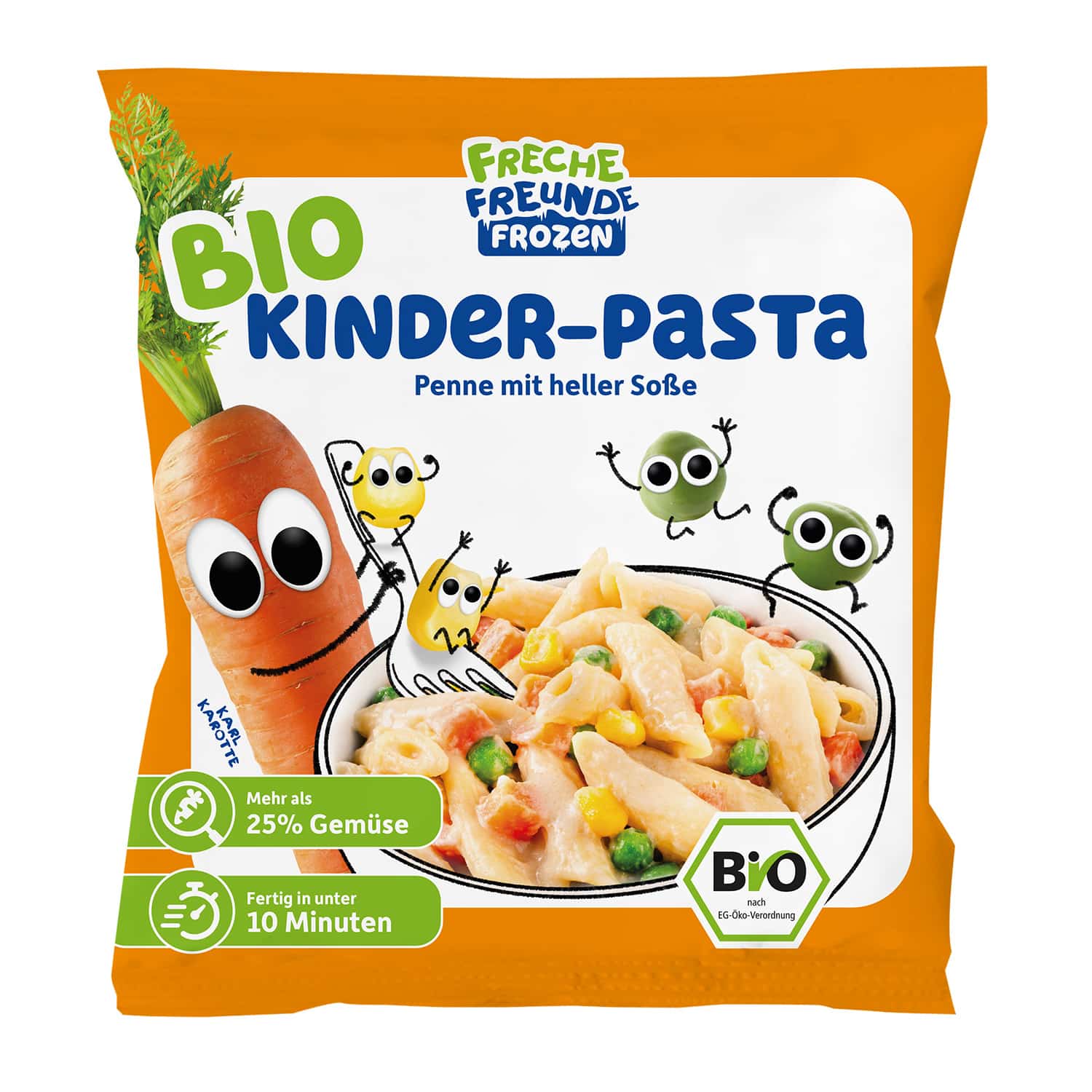 Freche_Freunde_Frozen-Bio_Kinder-Pasta_helle_Soße-Vorderseite