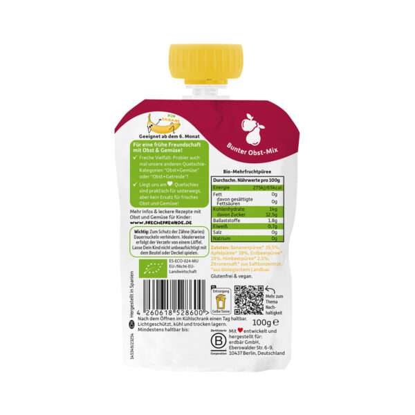 Quetschie-Banane-Apfel-Erdbeere-Himbeere-Rückseite