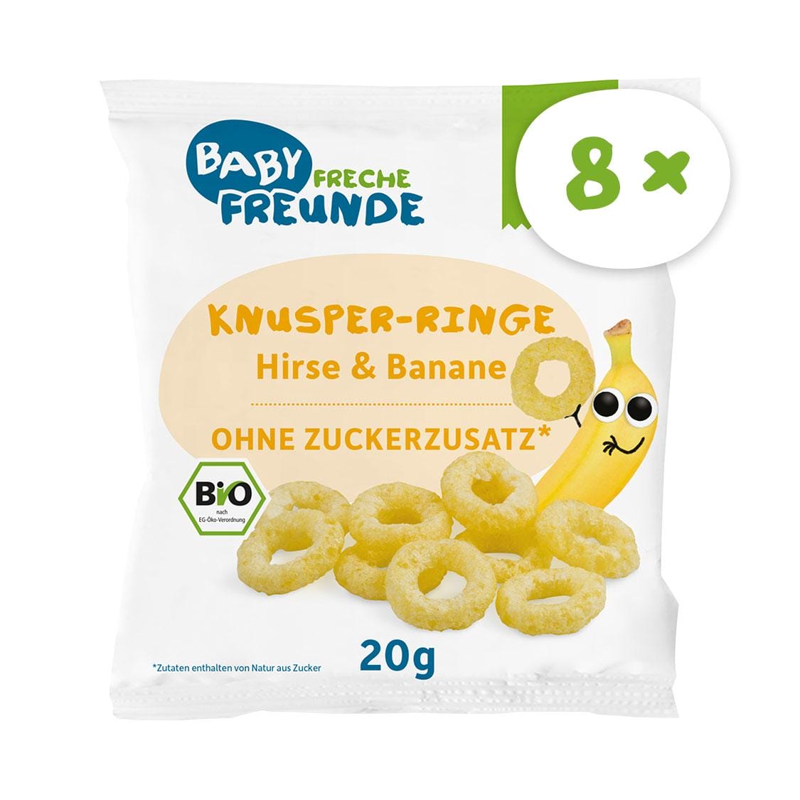 Knusper-Ringe Hirse & Banane