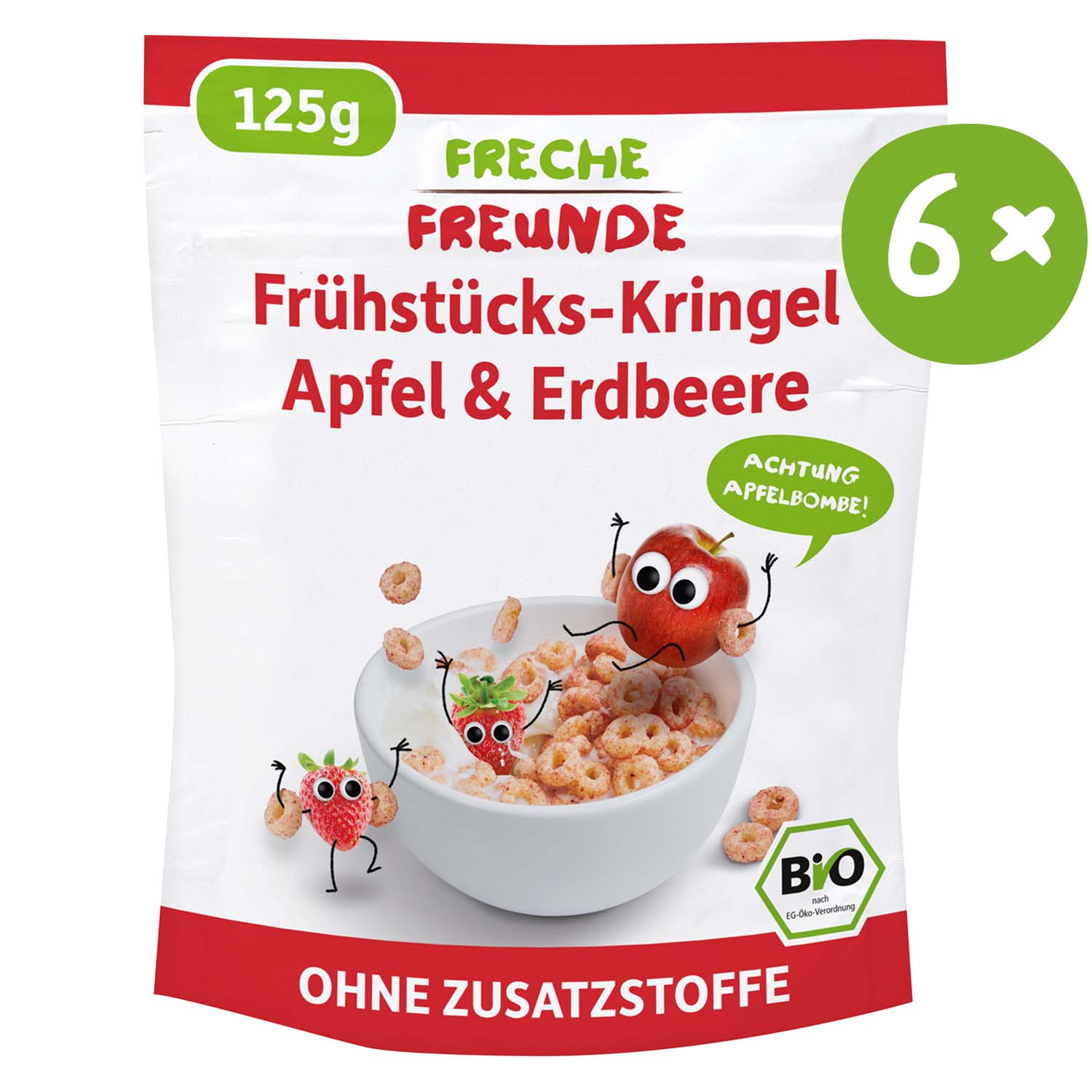 Frühstücks-Kringel Apfel & Erdbeere