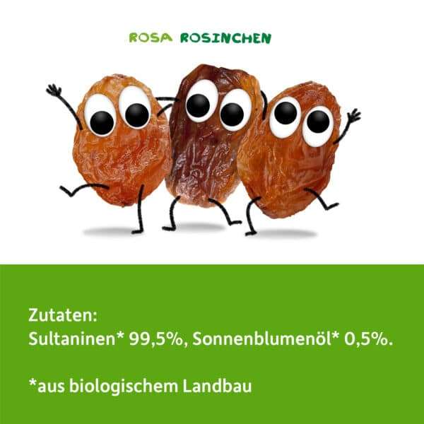 Zutaten der Freche Freunde Frechen Rosinchen
