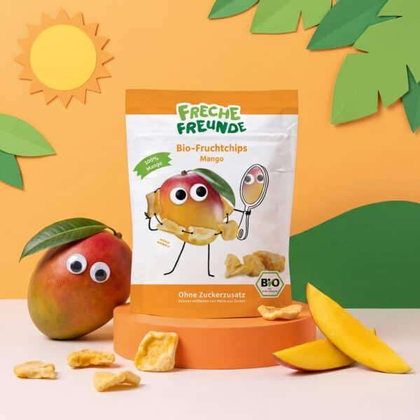 Freche Freunde Fruchtchips Mango Moodbild