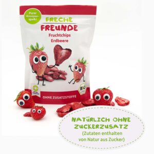 Freche Freunde gefriergetrocknete erdbeeren 2