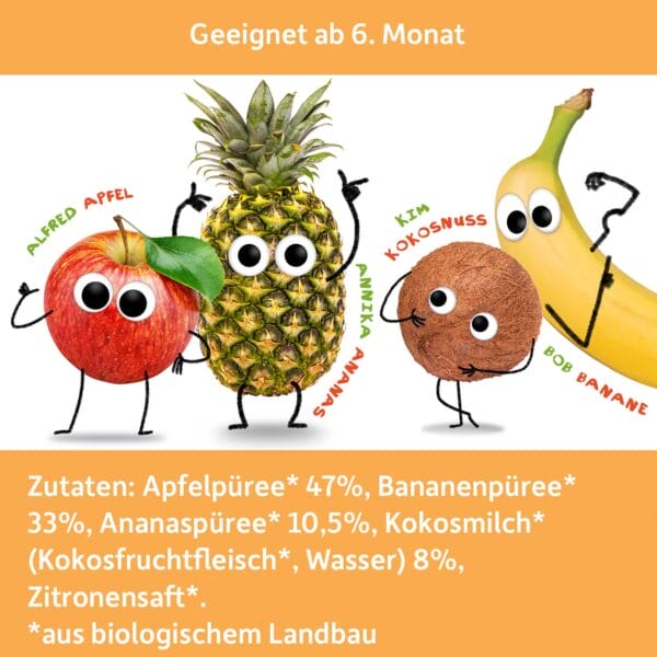 Quetschie_Apfel-Banane-Ananas-Kokosnuss-zutaten