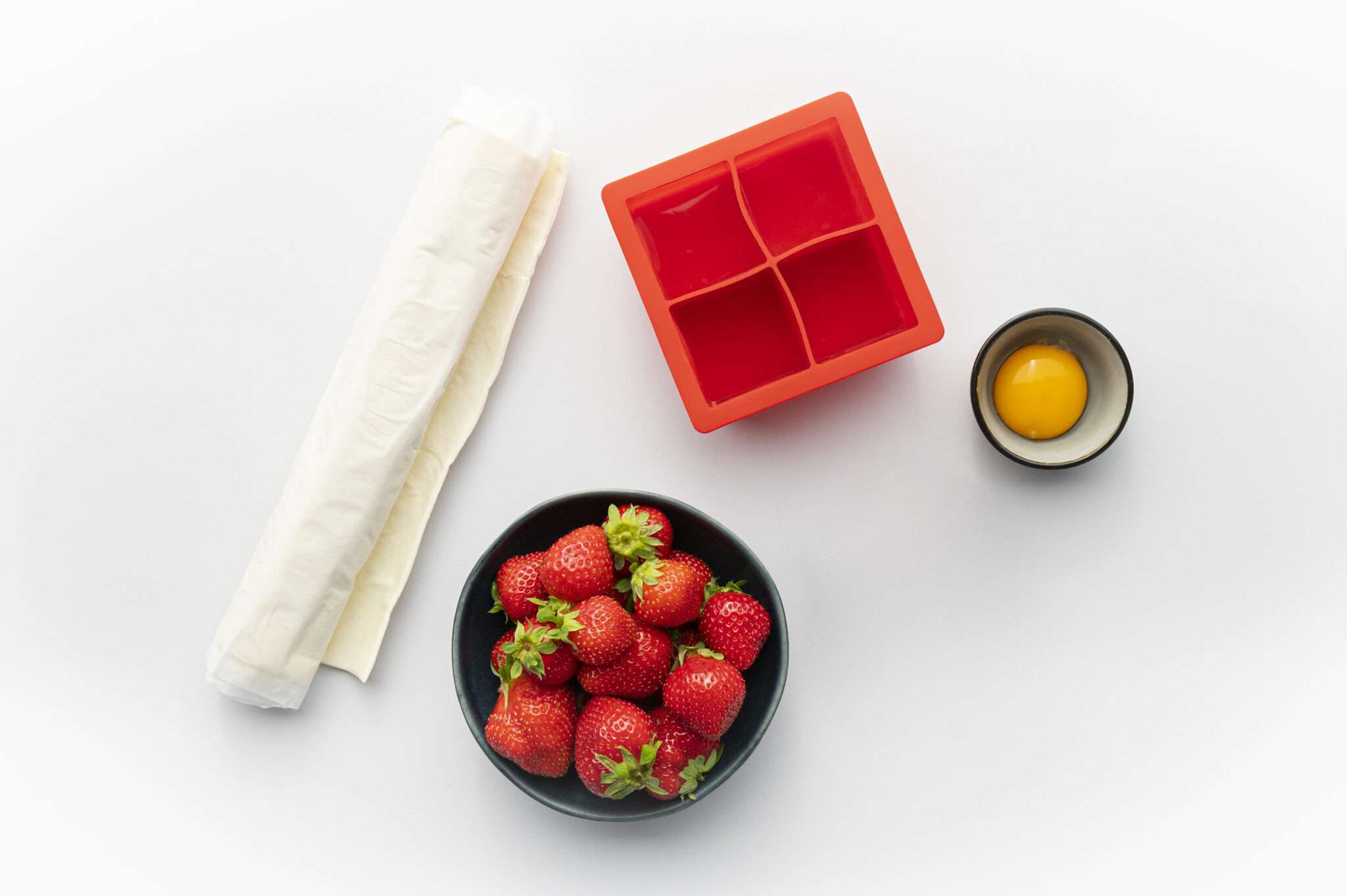 blätterteig mit erdbeeren und schokolade