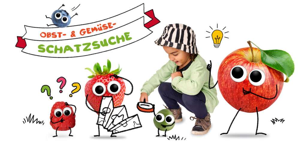 Freche Freunde - Familienzeit - Obst- & Gemüse-Schatzsuche