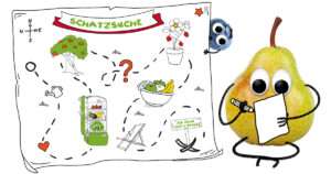Freche Freunde - Familienzeit - Obst- & Gemüse-Schatzsuche - Schatzkarte
