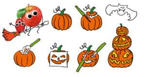 Freche Freunde - Familienzeit - Kürbis schnitzen Vorbereitung