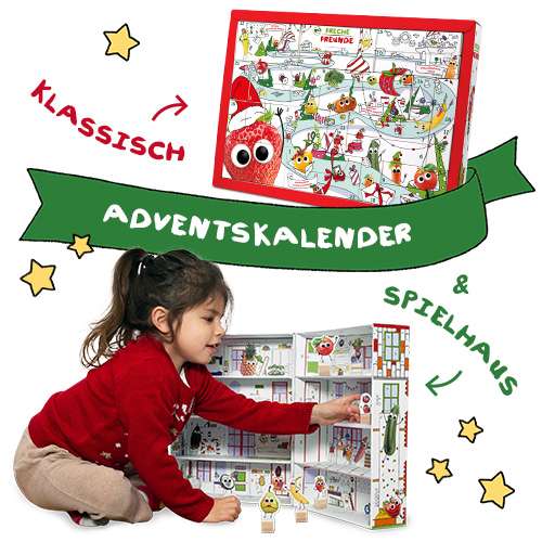 Freche Freunde - Presseinfo - Adventskalender 2024 - Preview