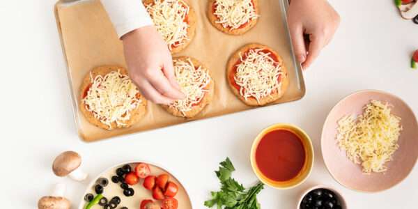 Pizza-Gesichter für Kinder - Freche Freunde Rezept