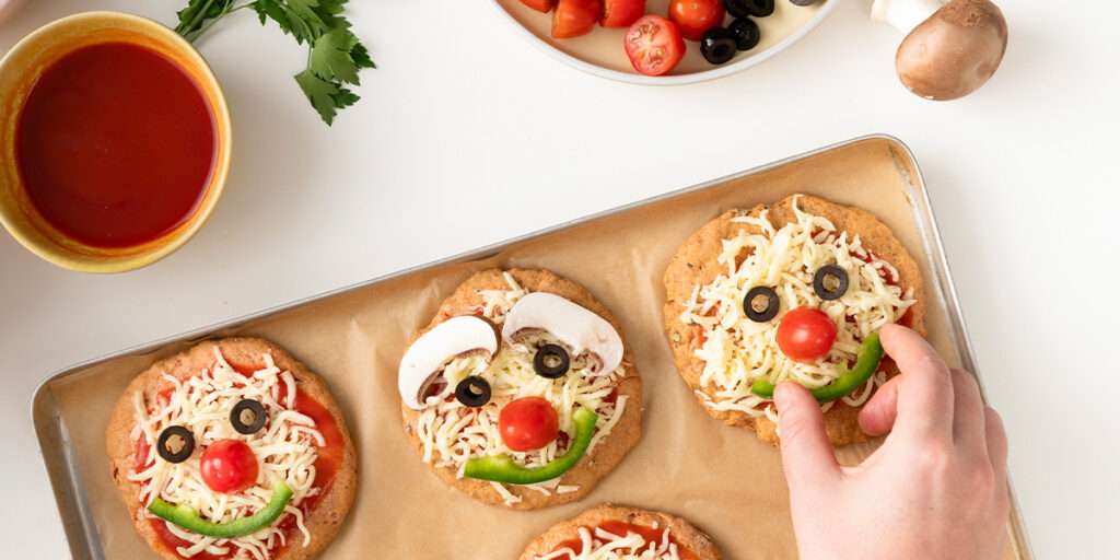 Pizza-Gesichter für Kinder - Freche Freunde Rezept