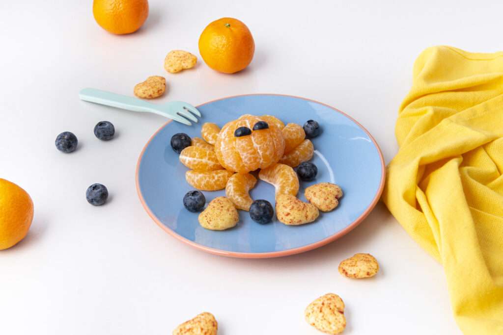 Obstkrabbe-aus-Mandarine-Freche-Freunde-Rezept