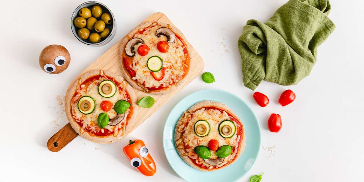 Mini-Pizza-für-Kinder-Freche-Freunde-Rezept