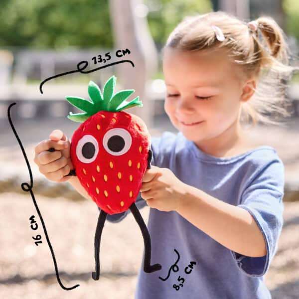 Freche Freunde Edda Erdbeere Kuscheltier Maße