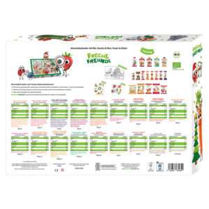 Rückseite vom Freche Freunde Adventskalender