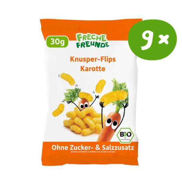 Knusper-Flips-Karotte Vorderseite