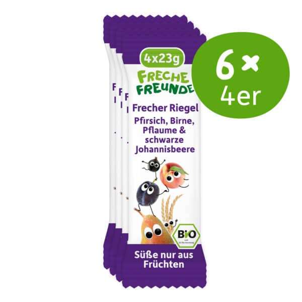 freche-freunde-riegel-pfirsich-birne-pflaume-johannisbeere front