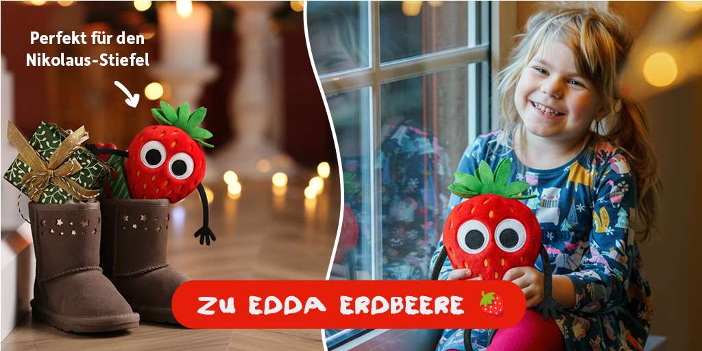 Edda Erdbeere Banner mobil
