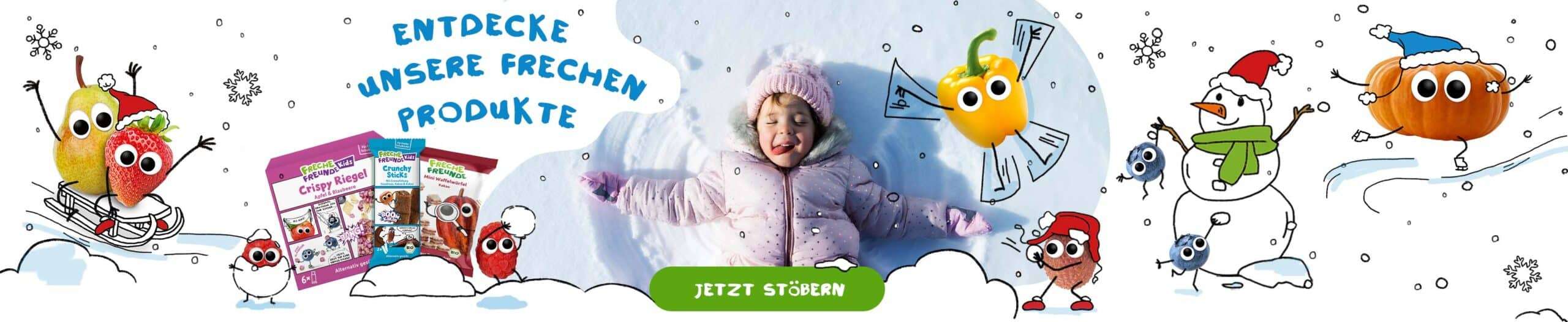 Freche Freunde Winter Banner