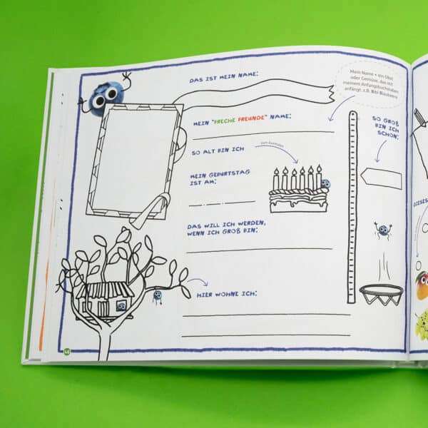 Freche Freunde Freundebuch Innenseite 1