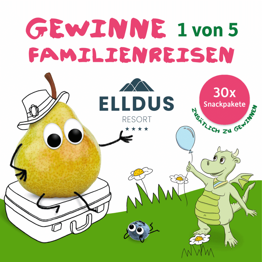 Gewinne 1 von 5 Familienreisen ins Elldus Resort!