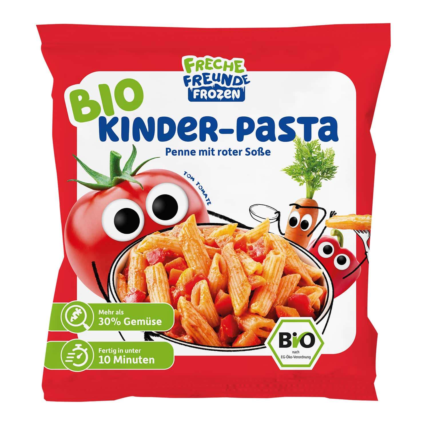 Freche_Freunde_Frozen-Bio_Kinder-Pasta_rote_Soße-Vorderseite