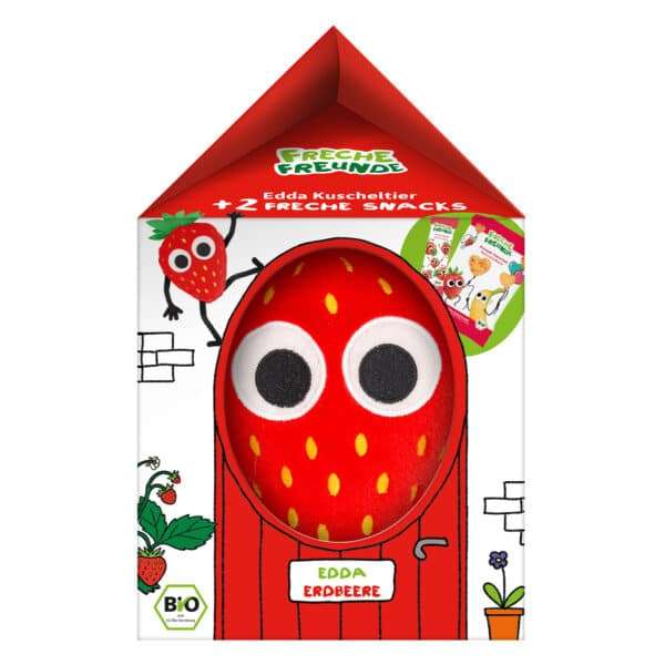 Freche Freunde Eddas Erdbeerspaß Snack- und Spiel-Bundle Vorderseite